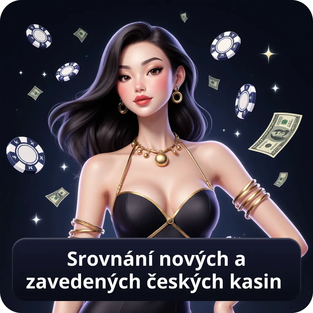 Srovnání nových a zavedených českých kasin
